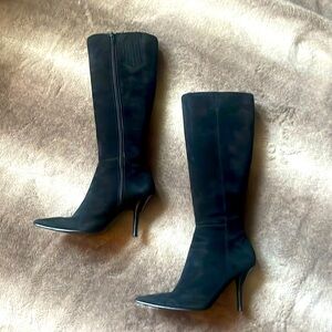 Suede Nine West Knee Boots